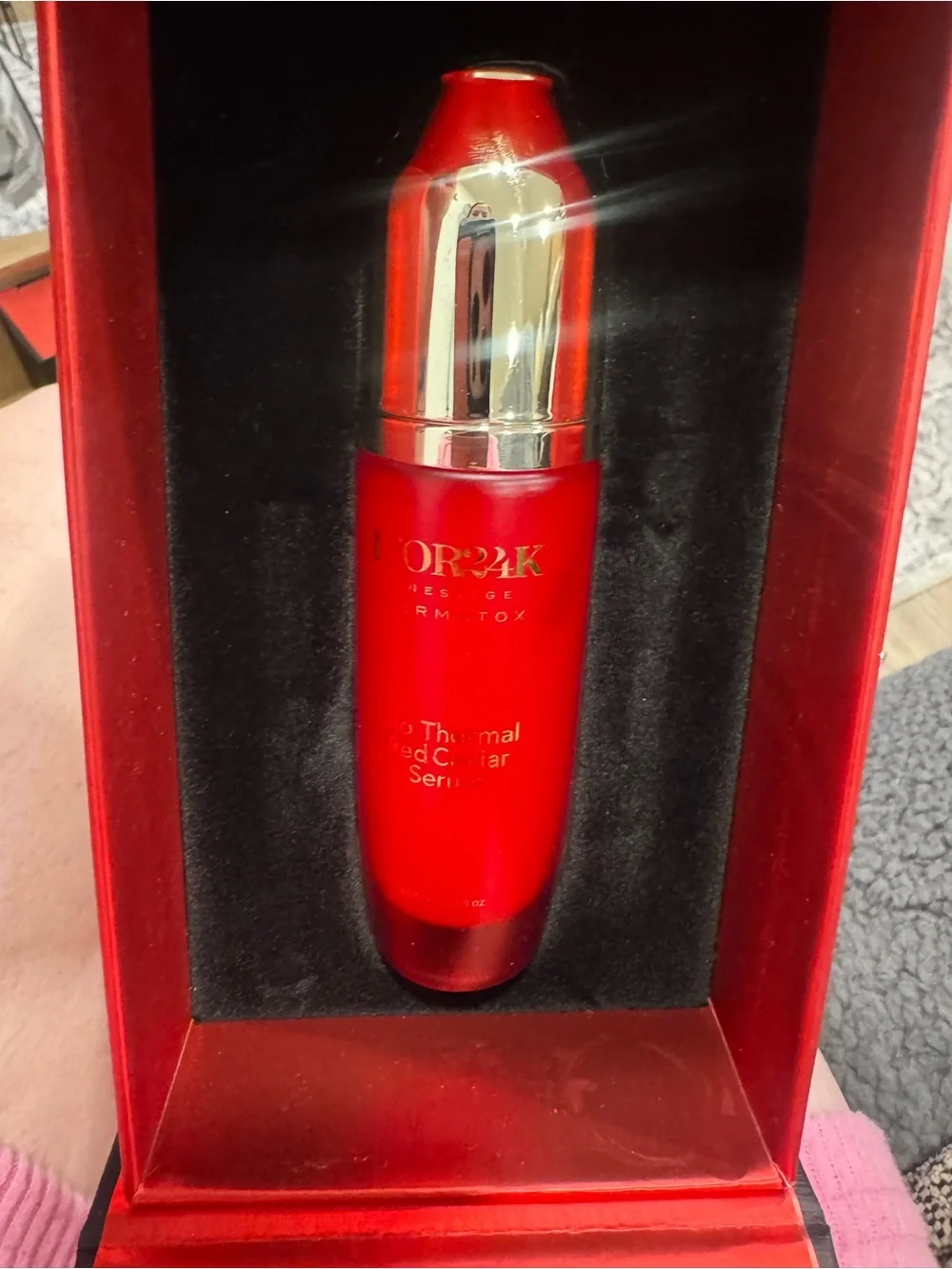 D'OR24K Prestige Bio Thermal Red Caviar, Cream Serum & mask lot Red